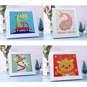 Wholesale DIY Animal Theme Diamond Painting Stickers Kits For Kids 