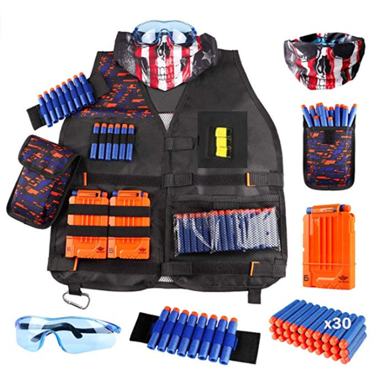 Duoupa Kids Tactical Vest Kit for Foam Nerf Guns for Boys/Girls
