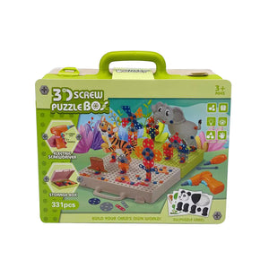 Duoupa 331 Pcs 3D Electric Drill Puzzle Set Take Apart Toy DIY Building Model