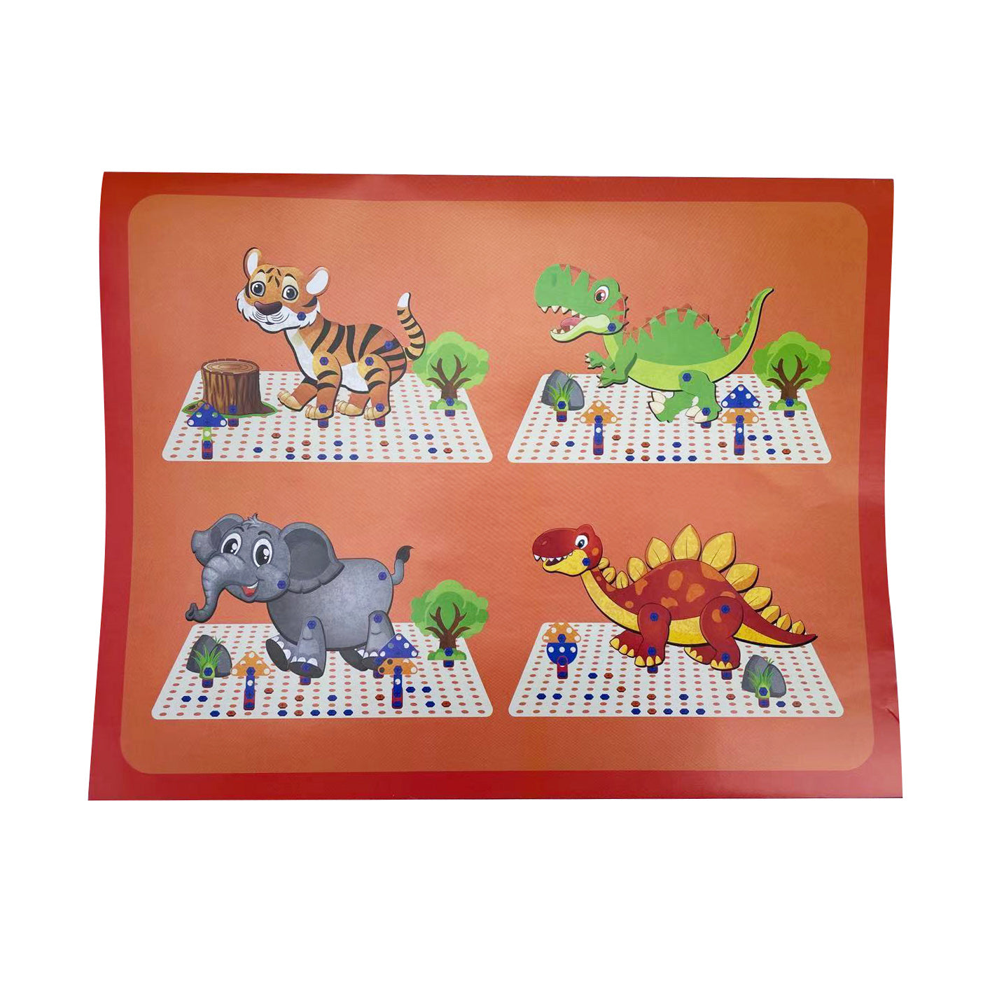 Duoupa 331 Pcs 3D Electric Drill Puzzle Set Take Apart Toy DIY Building Model