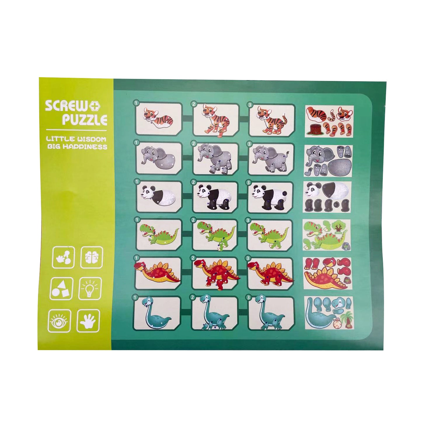 Duoupa 331 Pcs 3D Electric Drill Puzzle Set Take Apart Toy DIY Building Model