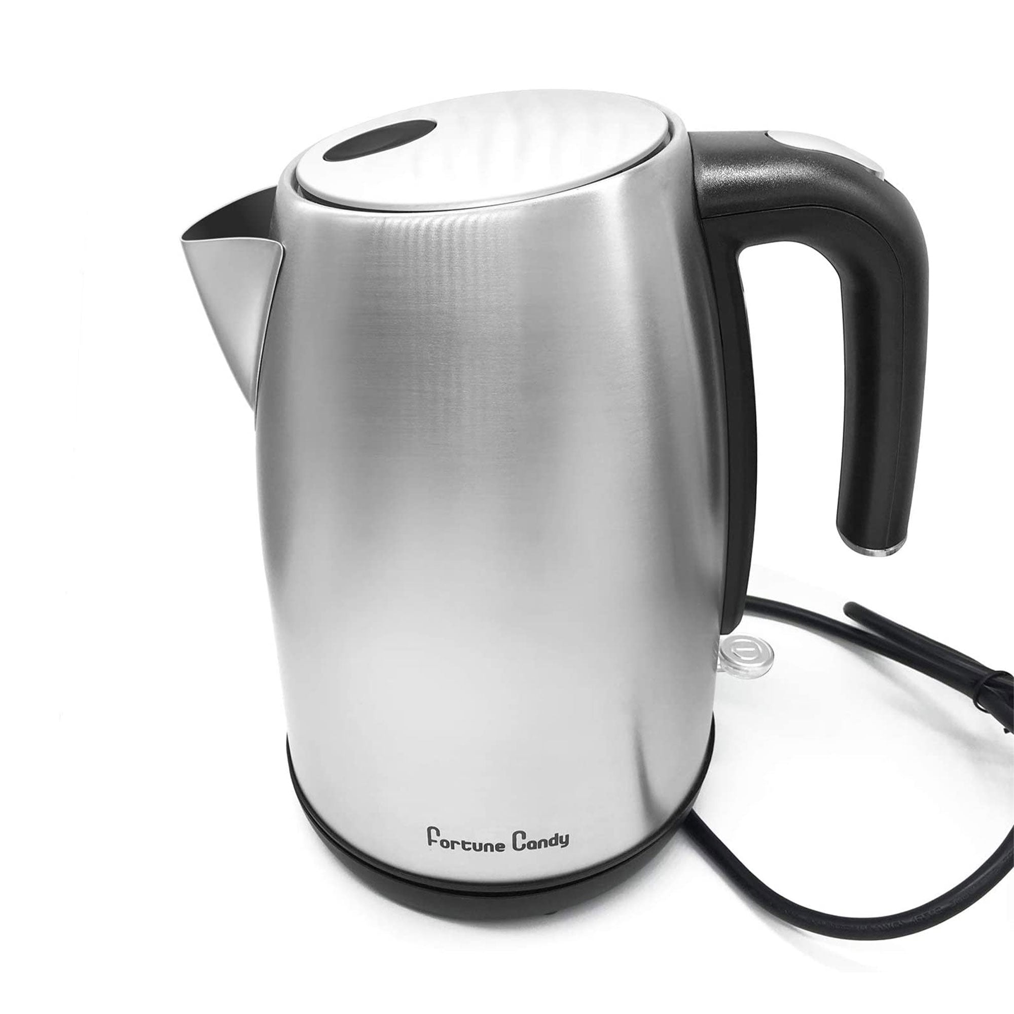 Fortune Candy KSK001 Stainless Steel Electric Hot Water Kettle - 1.8 Liter, Silver