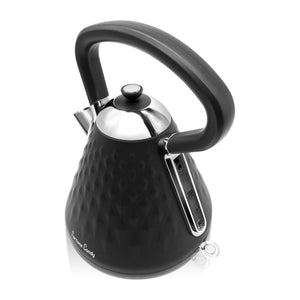 Fortune Candy Electric Kettle, Stainless Steel Electric Tea Kettle, 1500W Fast Boiling and Cordless, BPA-Free,with Auto Shut-Off & Boil-Dry Protection