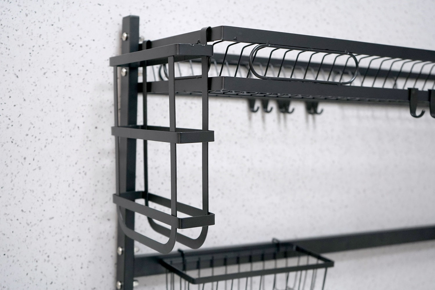 Duoupa Dish Drying Rack, Stainless Steel Large Dish Dryer Rack with Utility Hook Tableware Drainer
