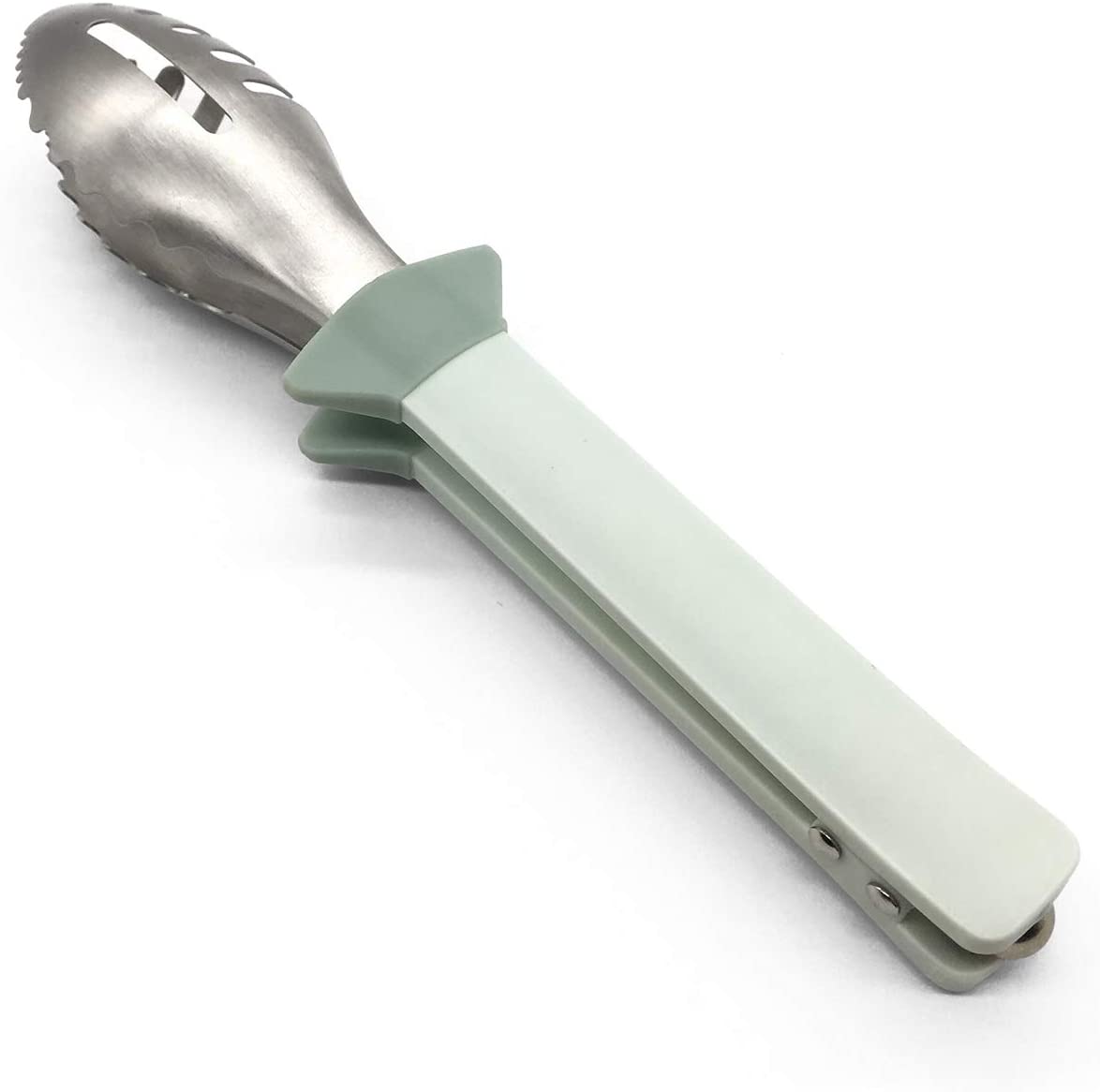 Fortune Candy Utility Tongs, Perfect for Serving Bread, Spaghetti, Salad and Other Food, 18/8 Stainless Steel, Patented Design (8 inch)