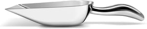 Fortune Candy Ice Scoop, Stainless Steel Ice Scoop, Ergonomic Grip, Mirror Finish, Heavy Duty (10 fl oz)