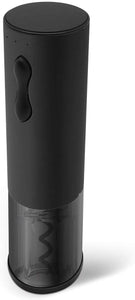 Fortune Candy Electric Wine Opener with Battery Indicator, Rechargeable, Cordless Automatic Corkscrew- Black