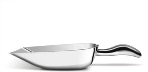 Fortune Candy Ice Scoop, Stainless Steel Ice Scoop, Ergonomic Grip, Mirror Finish, Heavy Duty (17.5 fl oz)