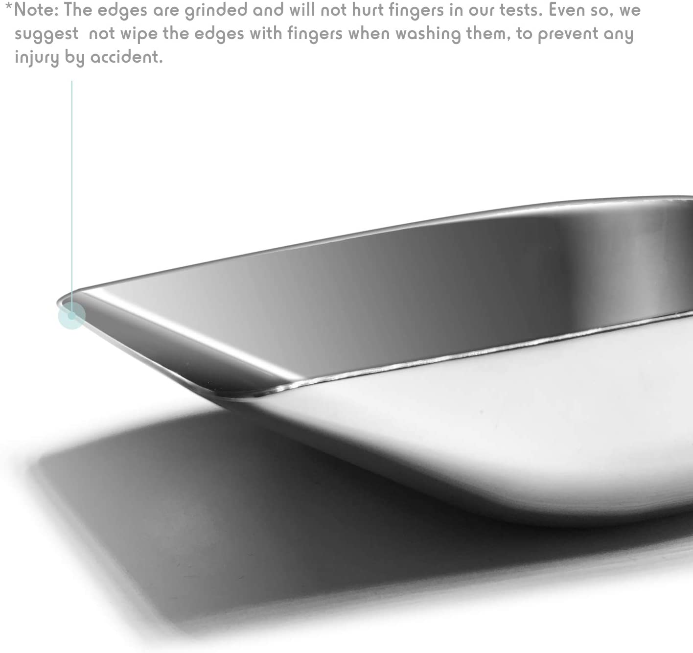 Fortune Candy Ice Scoop, Stainless Steel Ice Scoop, Ergonomic Grip, Mirror Finish, Heavy Duty (17.5 fl oz)
