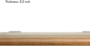 Fortune Candy Wood Fiber Cutting Board, 17.3 x 12.8 inch, Eco-friendly, Knife-friendly, Non-slip Silicone Feet, Juice Groove, Dishwasher Safe,BPA-free