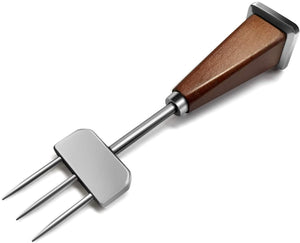 Fortune Candy Ice Picks, Stainless Steel, for Kitchen, Bars, Bartender, Deluxe Ice Carving Tools (3-Spike Ice Pick)