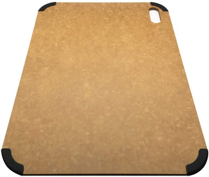 Fortune Candy Wood Fiber Cutting Board, 17.3 x 12.8 inch, Eco-friendly, Knife-friendly, Non-slip Silicone Feet, Juice Groove, Dishwasher Safe,BPA-free