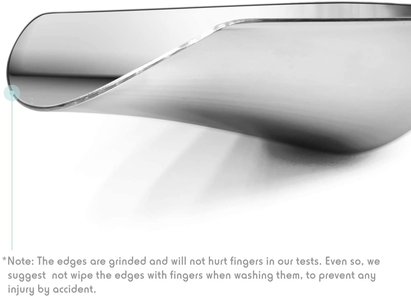 Fortune Candy Ice Scoop, Stainless Steel Popcorn Scooper, Ergonomic Grip, Mirror Finish, Heavy Duty