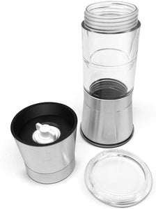 Fortune Candy Salt & Pepper Grinder, Spice Mill with Ceramic Blades and Adjustable Coarseness, LFGB Approved, BPA-free