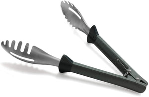 Fortune Candy Utility Tongs, Perfect for Serving Bread, Spaghetti, Salad and Other Food, 18/8 Stainless Steel, Patented Design (11 inch)