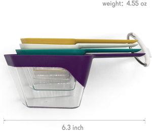 Fortune Candy Measuring Spoons, LFGB-certified, BPA-Free, for Dry and Liquid Ingredients (Cups)