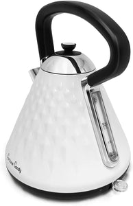 Fortune Candy KS-1011E Modern Stylish Design Stainless Steel Boiling Hot Water Kettle with Diamond Pattern