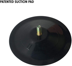 Fortune Candy Stainless Steel Suction Cup Hooks, Mirror Finish, Heavy Duty, with Adhesive Mount Kit (Single Hook)