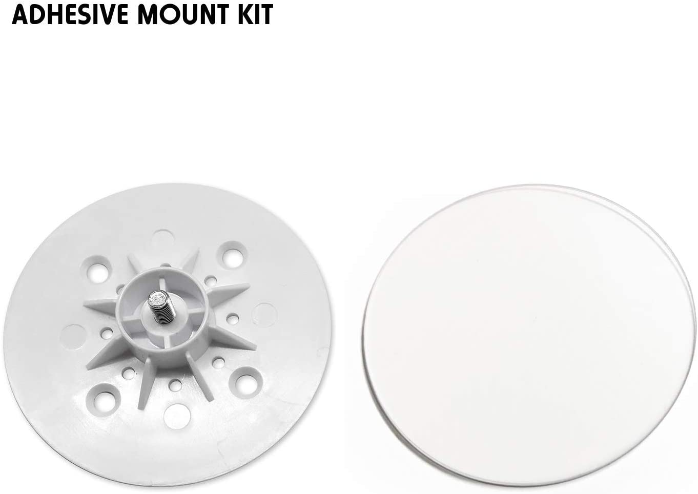 Fortune Candy Stainless Steel Suction Cup Hooks, Mirror Finish, Heavy Duty, with Adhesive Mount Kit (Single Hook)