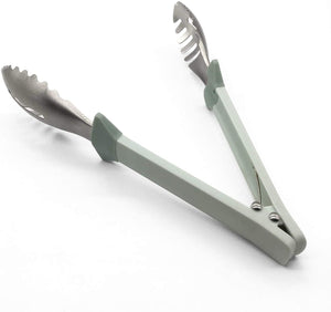 Fortune Candy Utility Tongs, Perfect for Serving Bread, Spaghetti, Salad and Other Food, 18/8 Stainless Steel, Patented Design (8 inch)