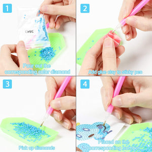 Duoupa 5D DIY Diamond Painting Kits for Kids, Cartoon Theme Stick Pain –  Mega Casa