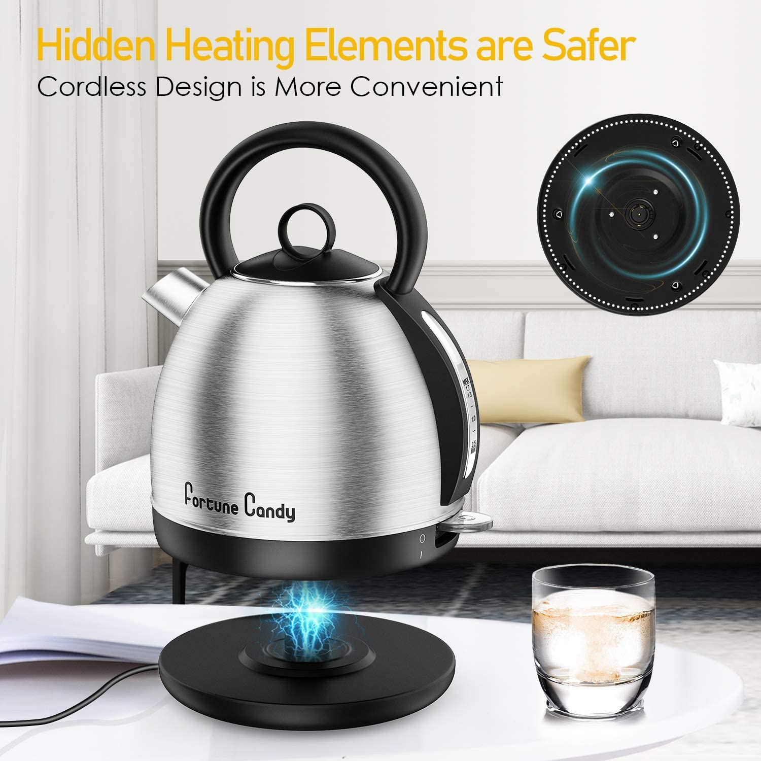 iF Design - Thermostatic portable electric kettle