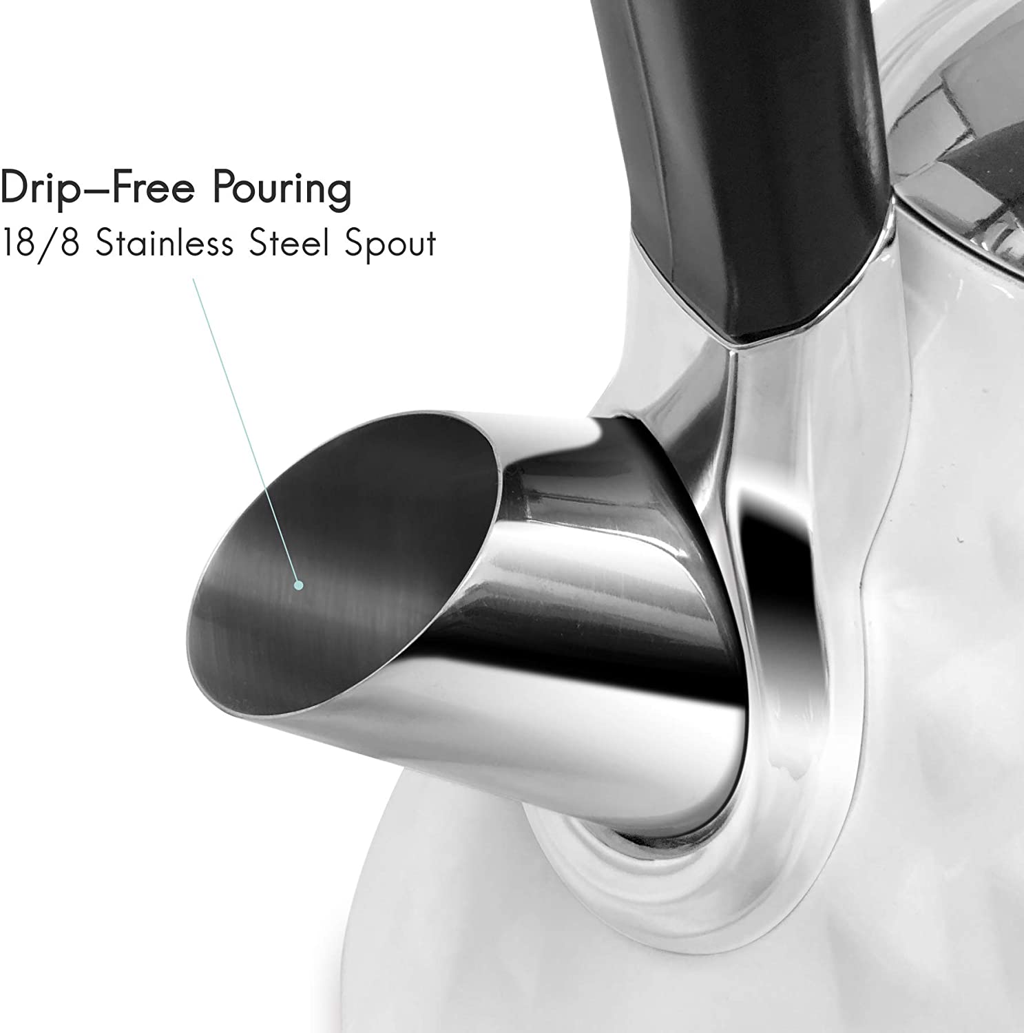 Fortune Candy KS-1011E Modern Stylish Design Stainless Steel Boiling Hot Water Kettle with Diamond Pattern