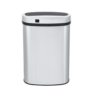 13Gallon Oval Kitchen Motion Sensor Stainless Steel Trash Can