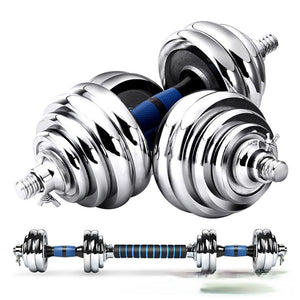 Mega Casa Dumbbells Set, 66lb Adjustable Duoupa Fitness Free Weights Dumbbells with Connecting Rod for Gym Work Out Home Training