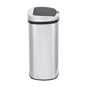 13 Gallon Stainless Steel Oval Kitchen Motion Sensor Trash Can