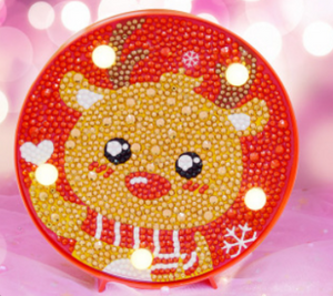 Duoupa 5D DIY Diamond Painting Kits for Kids, Cartoon Theme Stick Paint with Diamonds by Numbers Kit , Shine Mosaic Stickers DIY Handmade Art Craft
